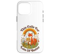 Southern Breakfast Butter Lover Foodie Chef Humor Case for iPhone 16 Pro Max