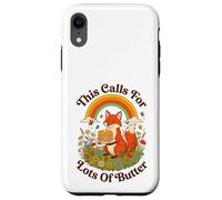 Southern Breakfast Butter Lover Foodie Chef Humor Case for iPhone XR