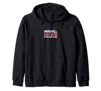 Southern By The Grace of God American By Birth Zip Hoodie