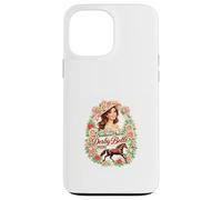 Southern Charm Derby Belle 2026 Floral Horse Style Case for iPhone 13 Pro Max