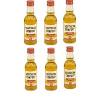 Southern Comfort Original Spirit Whiskey 50ml Pack of 6 | Miniature Alcohol | All Occasion Gift