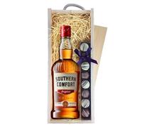 Southern Comfort Original Whisky & Truffles, Wooden Box 70cl 35% abv