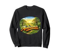 Southern Countryside Sunrise Oak Landscape Sweatshirt
