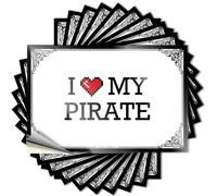 Southern, Decal Wall I Love My Pirate | Darts Kitchen Stuff(6X9CM)