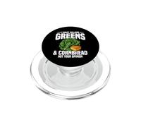 Southern Food Cornbread Lover I Want Collard Greens PopSockets PopGrip for MagSafe