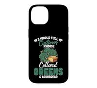 Southern Foodie Cornbread Lover Eat More Collard Greens Case for iPhone 14