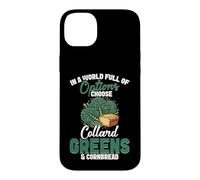 Southern Foodie Cornbread Lover Eat More Collard Greens Case for iPhone 14 Plus