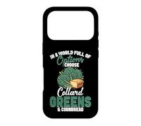 Southern Foodie Cornbread Lover Eat More Collard Greens Case for iPhone 17 Pro