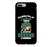 Southern Foodie Cornbread Lover Eat More Collard Greens Case for iPhone 7 Plus/8 Plus
