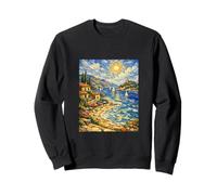 Southern France Coast in Sunshine - Van Gogh Inspired Sweatshirt