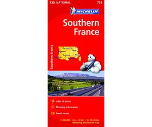 Southern France - Michelin National Map 725: Map