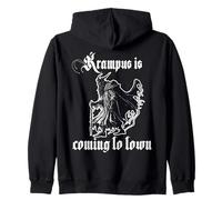 Southern German tradition Krampus - embodiment of horror Zip Hoodie
