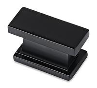 Southern Hills Black Cabinet Knobs - Pack of 5 - Kitchen and Bathroom Black Matte Hardware for Dressers, Desks, Furniture and Cupboards Drawers and Doors SHKM001-BLK-5