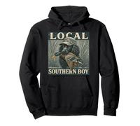 Southern Hunting Culture Duck Hunter Black Lab Outdoor Pullover Hoodie