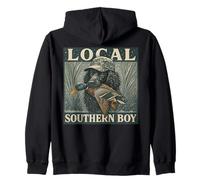 Southern Hunting Culture Duck Hunter Black Lab Outdoor Zip Hoodie