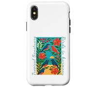 southern island birds tropical sanctuary Case for iPhone X/XS