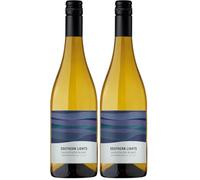 Southern Lights Marlborough Sauvignon Blanc 75cl, 13% ABV - New Zealand White Wine with Classic Gooseberry, Passion Fruit & Citrus Zest - Great for Seafood, Salads & Easy Gifting (Pack of 2)