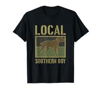 Southern Local Boy Pointer Hunting Dog Vintage Country Pride T-Shirt