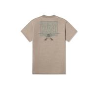 Southern Marsh Men’s SEAWASH Floatplane Takeoff T-Shirt - Short Sleeve Casual Graphic Tee, Burnt Taupe, Medium