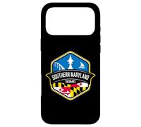 Southern Maryland Logo with MD Flag Design Souvenir Case for iPhone 17 Pro Max