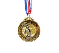 Southern Ocean Penguin Antarctic Science Nature Gold Award Winner Medal First Place Ribbon