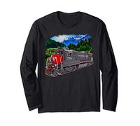 Southern Pacific Engine Train Long Sleeve T-Shirt