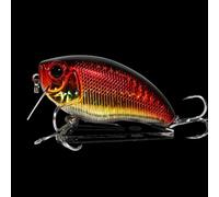 Southern Salt Bait Co. The Goat Wake Bait, Shallow Diving Crankbait, 5 Colors (Red/Green/Blue/Black/White), 0.5 oz, Premium BKK Hooks (Tequila Sunrise)