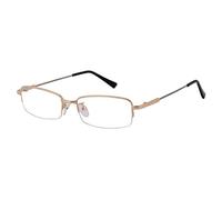 Southern Seas Mens Womens +2.50 Gold Color Frames Reading Glasses Half Rim Readers Spectacles
