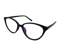 Southern Seas Womens Computer Reading Glasses +0.25 Black Cateye Readers Anti Blue Ray Anti-Glare