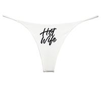 Southern Sisters Hotwife Novelty Thong G String Bride Bachelorette Underwear Gift, Red, M