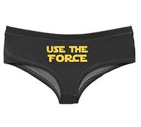 Southern Sisters Use The Force Funny Women's Bcahelorette Novelty Panty, Black, S