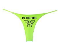 Southern Sisters Use The Force Funny Women's Novelty Underwear, Green, S