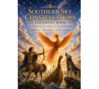 Southern Sky Constellations Coloring Book: 38 Mythical Southern Sky Illustrations Inspired by the Stars for Relaxing and Creative Coloring (Celestial Constellations Coloring Series)
