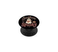 Southern Spooky Ghost Halloween Pumpkin Country PopSockets Adhesive PopGrip
