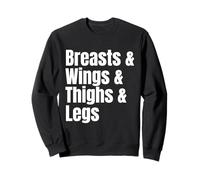 Southern Style Food Fried Chicken Ingredient List Sweatshirt
