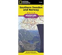 Southern Sweden and Norway Map: Travel Maps International Adventure Map (National Geographic Adventure Map)