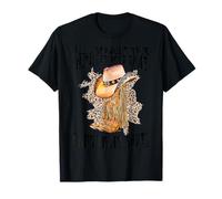 Southern western leopard Cowboy Boots Hat Sand In My Boots T-Shirt