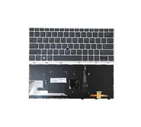 SOUTHERNINTL New Repalcement for HP Elitebook 730 G5 836 G5 735 830 G5 G6 US Backlit Keyboard with Silver Frame L15500-001 L07675-001 L07666-001 L13697-001