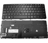 SOUTHERNINTL Repalcement for HP EliteBook 840 G1 850 G1 G2 ZBook 14 US Keyboard with Black Frame & Mouse Point Backlight 736654-001