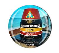 Southernmost Point Key West Florida USA Fridge Magnet Souvenir Gift Refrigerator Magnetic Sticker Collection