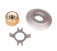SouthMarine Boat Engine 73345 92647M 73345A1 18-4233 Thrust Washer, 76281 Tab Washer, 69578Q1 18-3704 Propeller Nut for Mercury 25HP 30HP 35HP 40HP 45HP 50HP 60HP 70HP Outboard Motor Prop Shaft