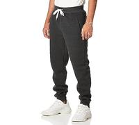 Southpole Men's 1570 Basic Active Fleece Jogger Sweatpants, Heather Charcoal, Large