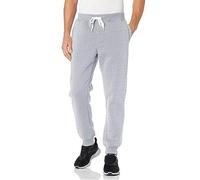Southpole Men's 1570 Basic Active Fleece Jogger Sweatpants, Heather Grey, X-Small