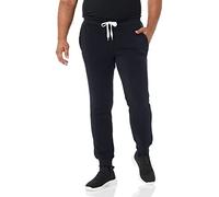 Southpole Men's 1570 Basic Active Fleece Jogger Sweatpants, New Navy, Large