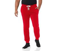 Southpole Men's 1570 Basic Active Fleece Jogger Sweatpants, Red (A), X-Large