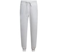 Southpole Men's 1570 Basic Active Fleece Jogger Sweatpants, White, Large