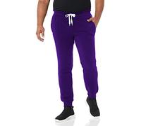 Southpole Men's Basic Active Fleece Jogger Pants-Regular and Big & Tall Sizes, Purple, Large