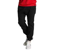 Southpole Men's Basic Stretch Twill Jogger Pants-Reg and Big & Tall Sizes Casual, Black, 3X-Large