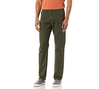 Southpole Men's Stretchable Basic Style of Color Jean Twill Pants, Olive Skinny, 36W x 32L
