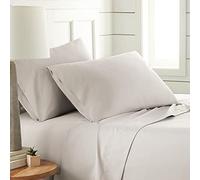 Southshore Fine Living, Inc. 4 Piece, 14-Inch Deep Pocket Full Size Sheets Set, Pet Hair Resistant Bedding, 90 GSM Easy Care Microfiber, Wrinkle Free, Oeko-Tex, Oatmeal Shade - Natural Beige, Full